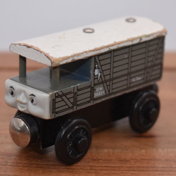 Toad Brakevan - 1998 Thomas & Friends Wooden Railway Train Tank Engine Vintage - Picture 1 of 7